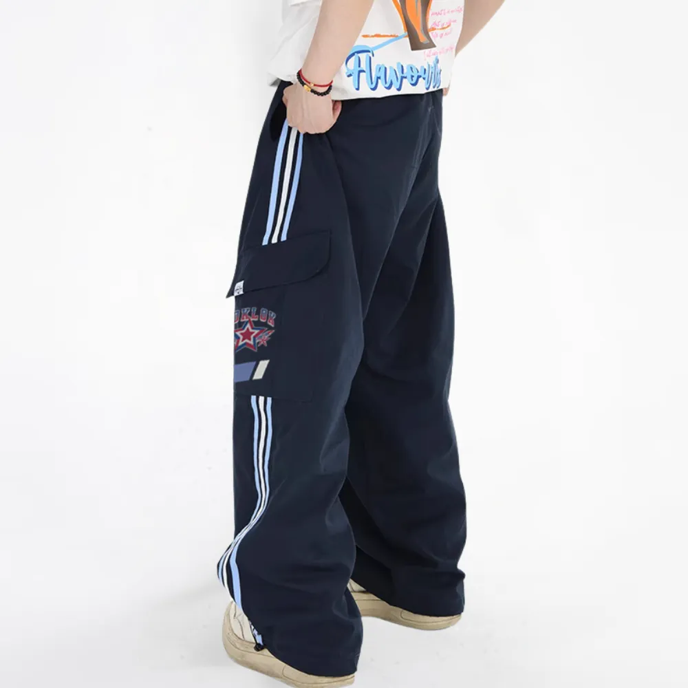 Harajuku Pocket Drawstring Sweatpants