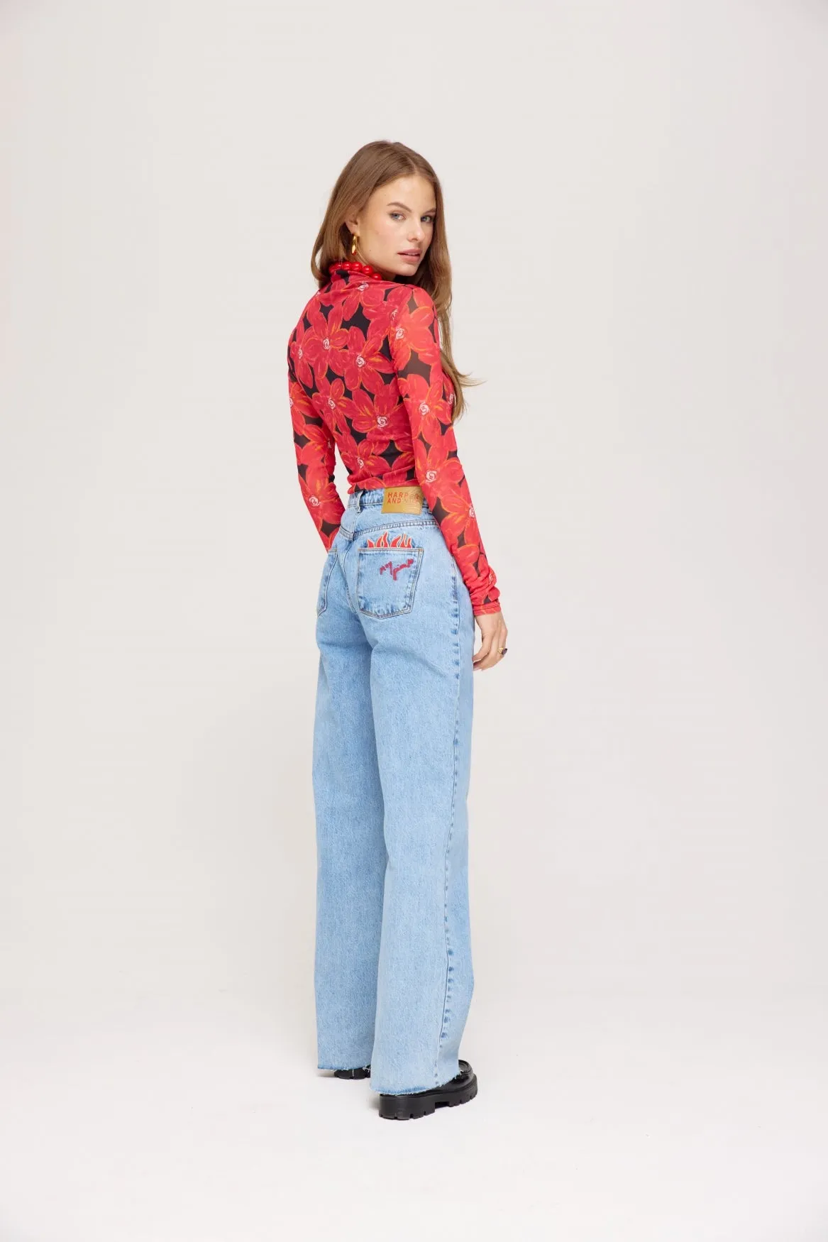 Harper & Yve Yve pants picante light blue