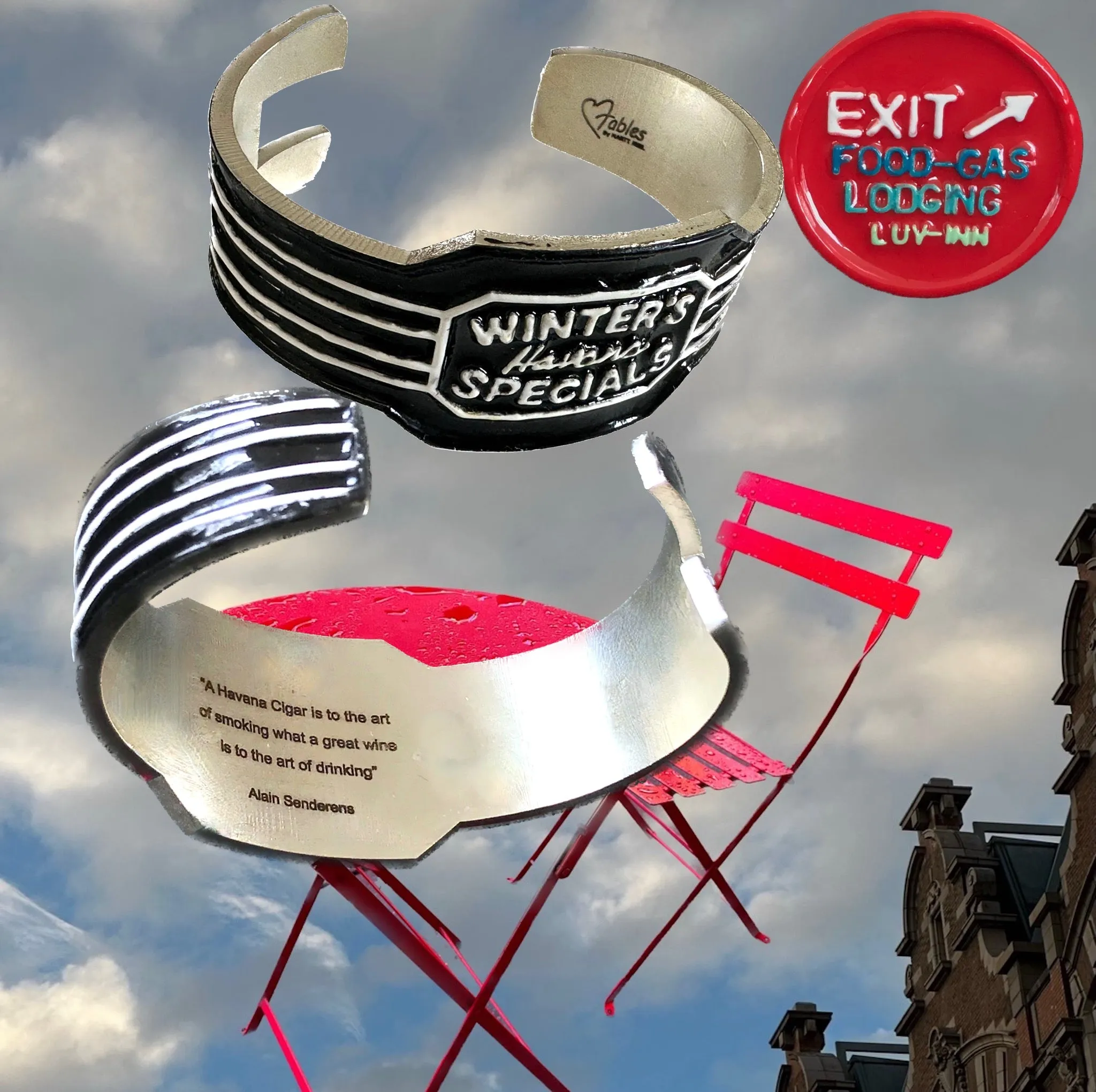 HAVANA SPECIALS  Enameled Cheroot Cuff