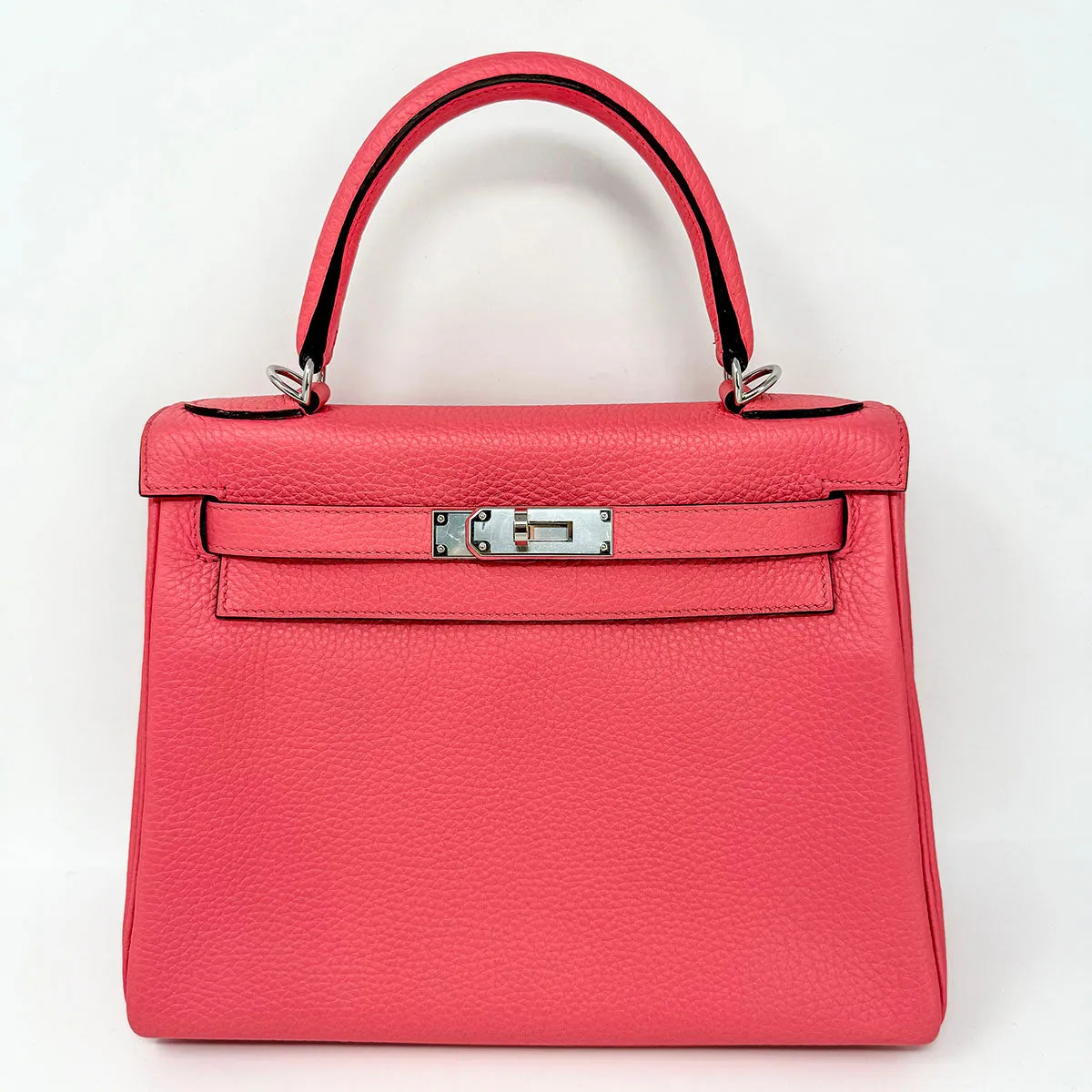 Hermes Clemence Kelly Retourne 28 Handle Bag
