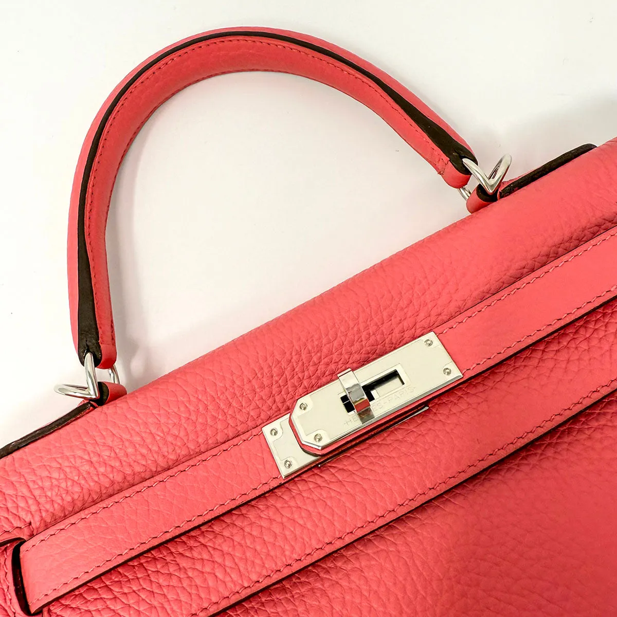 Hermes Clemence Kelly Retourne 28 Handle Bag