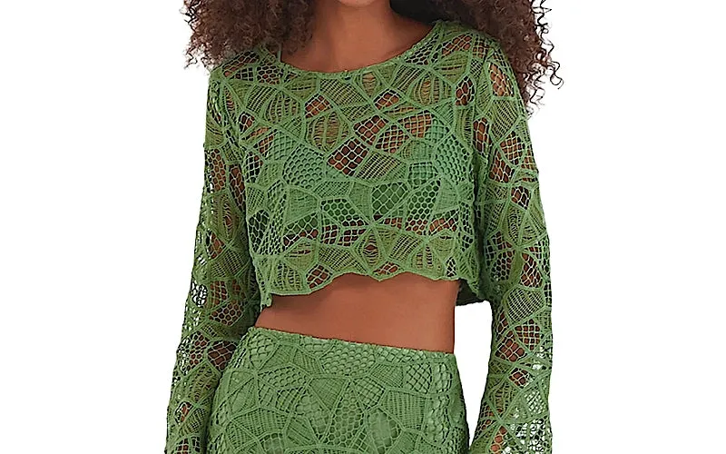 Hollie Long Sleeve Blouse-Hollie Midi Skirt