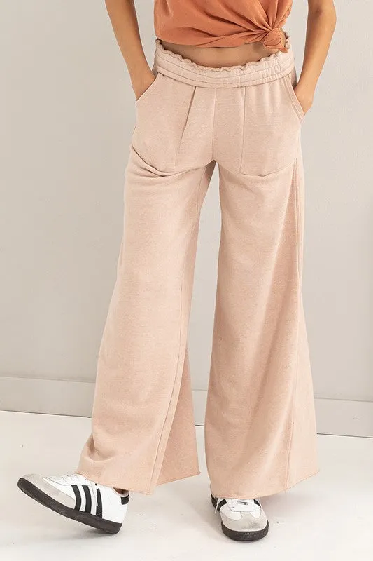HYFVE High Rise Wide Leg Drawstring Pants