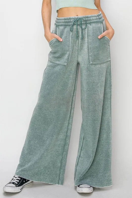 HYFVE High Rise Wide Leg Drawstring Pants