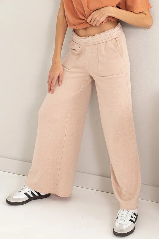 HYFVE High Rise Wide Leg Drawstring Pants