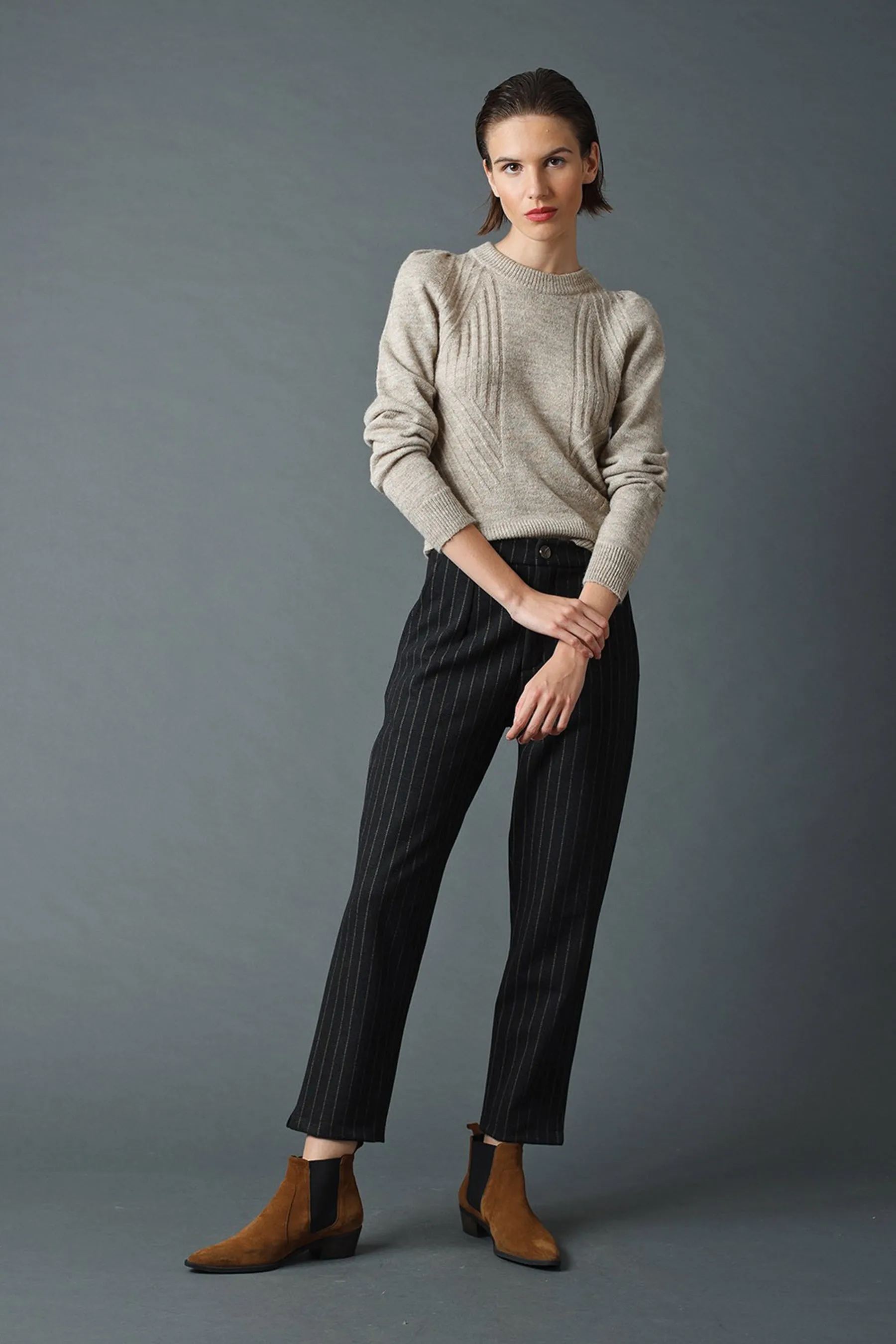 Indi & Cold Estelle Sweater (Beige)