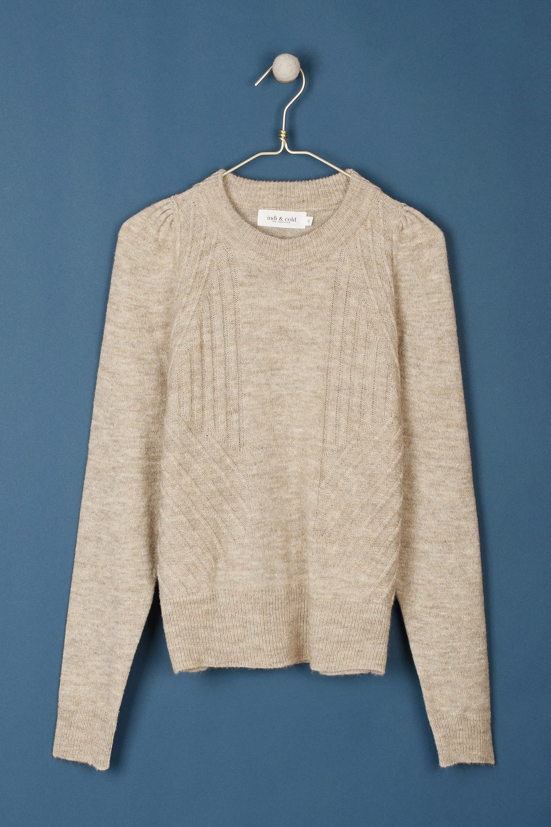 Indi & Cold Estelle Sweater (Beige)