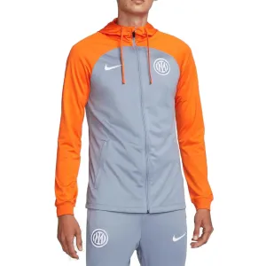 Inter Milan gray UCL hooded presentation tracksuit 2023/24 - Nike