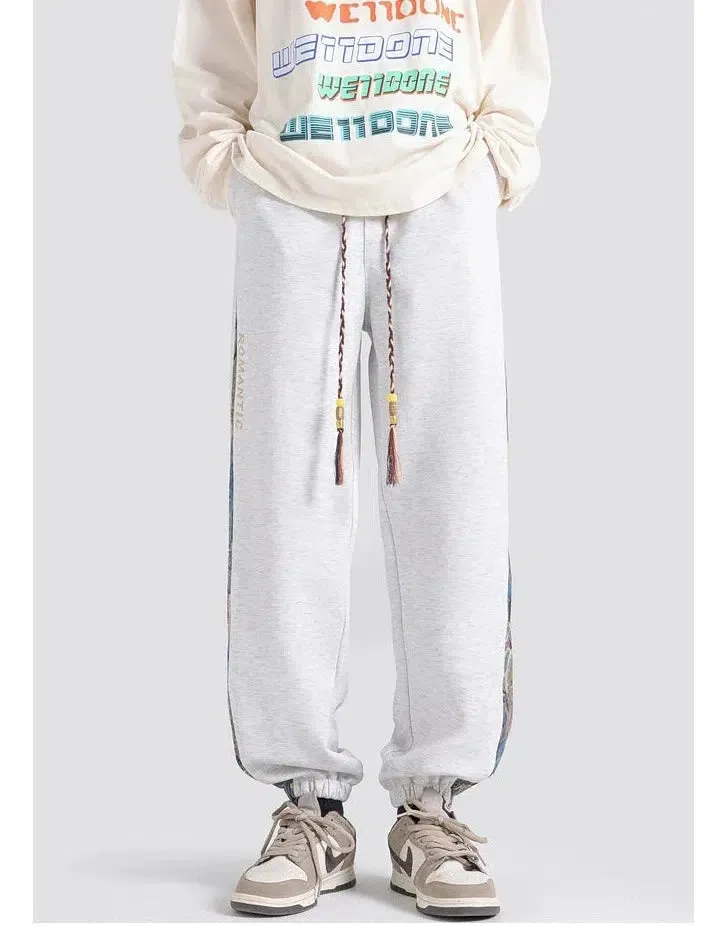 Jacquard Stitching Leggings Sports Pants