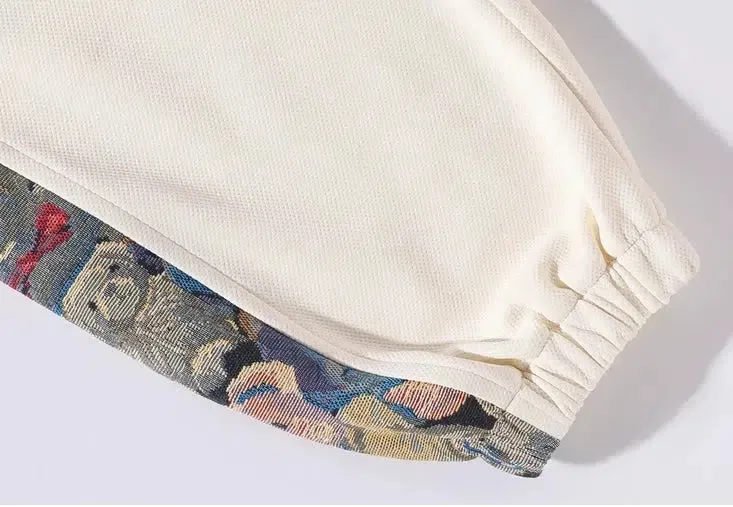 Jacquard Stitching Leggings Sports Pants