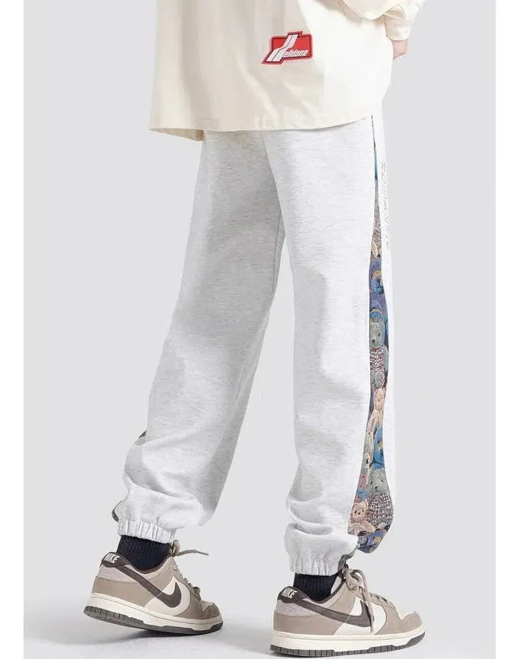 Jacquard Stitching Leggings Sports Pants