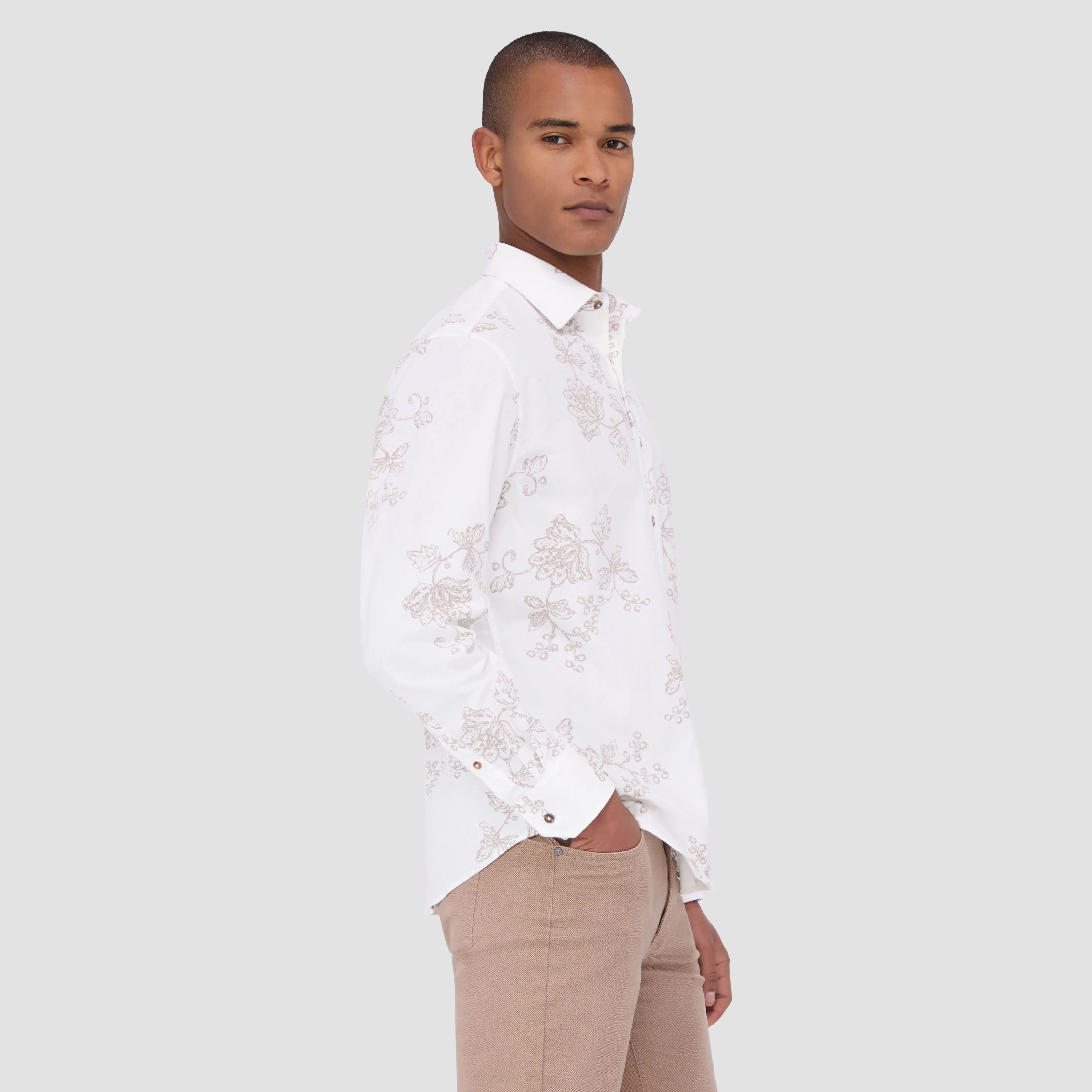 Julian Floral Corduroy Shirt