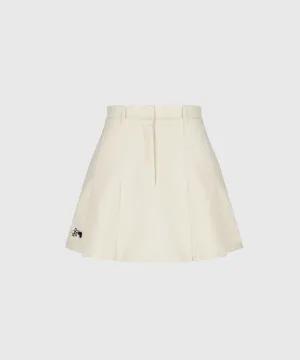 KANDINI Classic Pleated Skirt - Cream