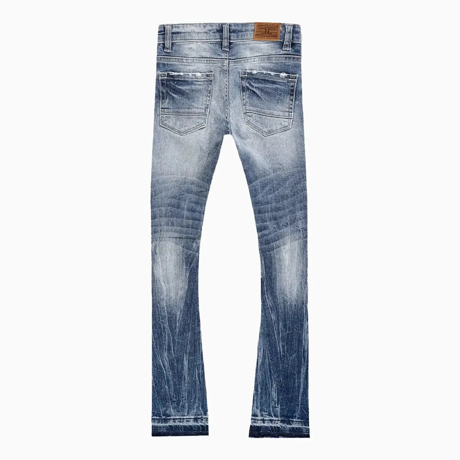 Kid's Attitude Stacked Denim Pant