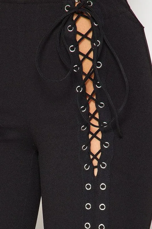 Lace-Up Pants
