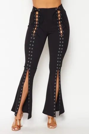 Lace-Up Pants