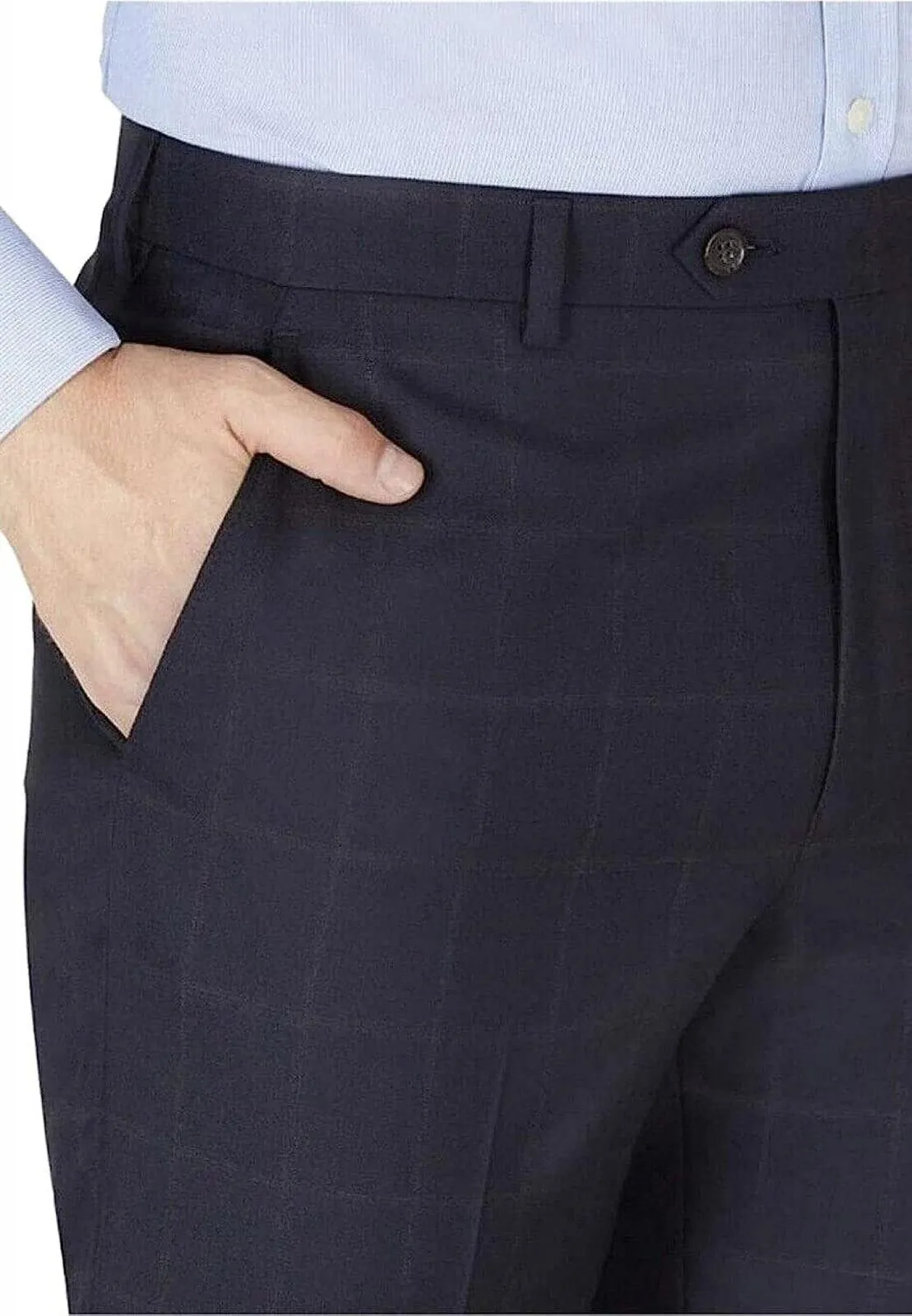 Lauren Ralph Lauren Mens UltraFlex Flat Front Stretch Suit Separate Dress Pants