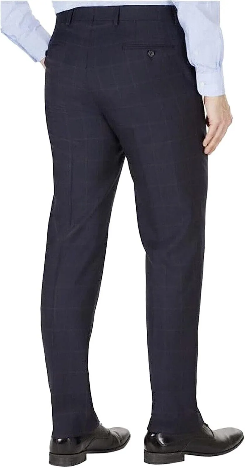 Lauren Ralph Lauren Mens UltraFlex Flat Front Stretch Suit Separate Dress Pants