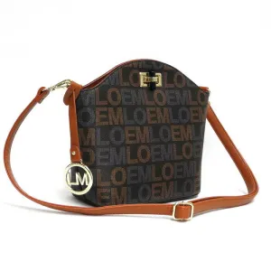 Loem brown signature cross-body messenger Shoulder Bag designer inspired