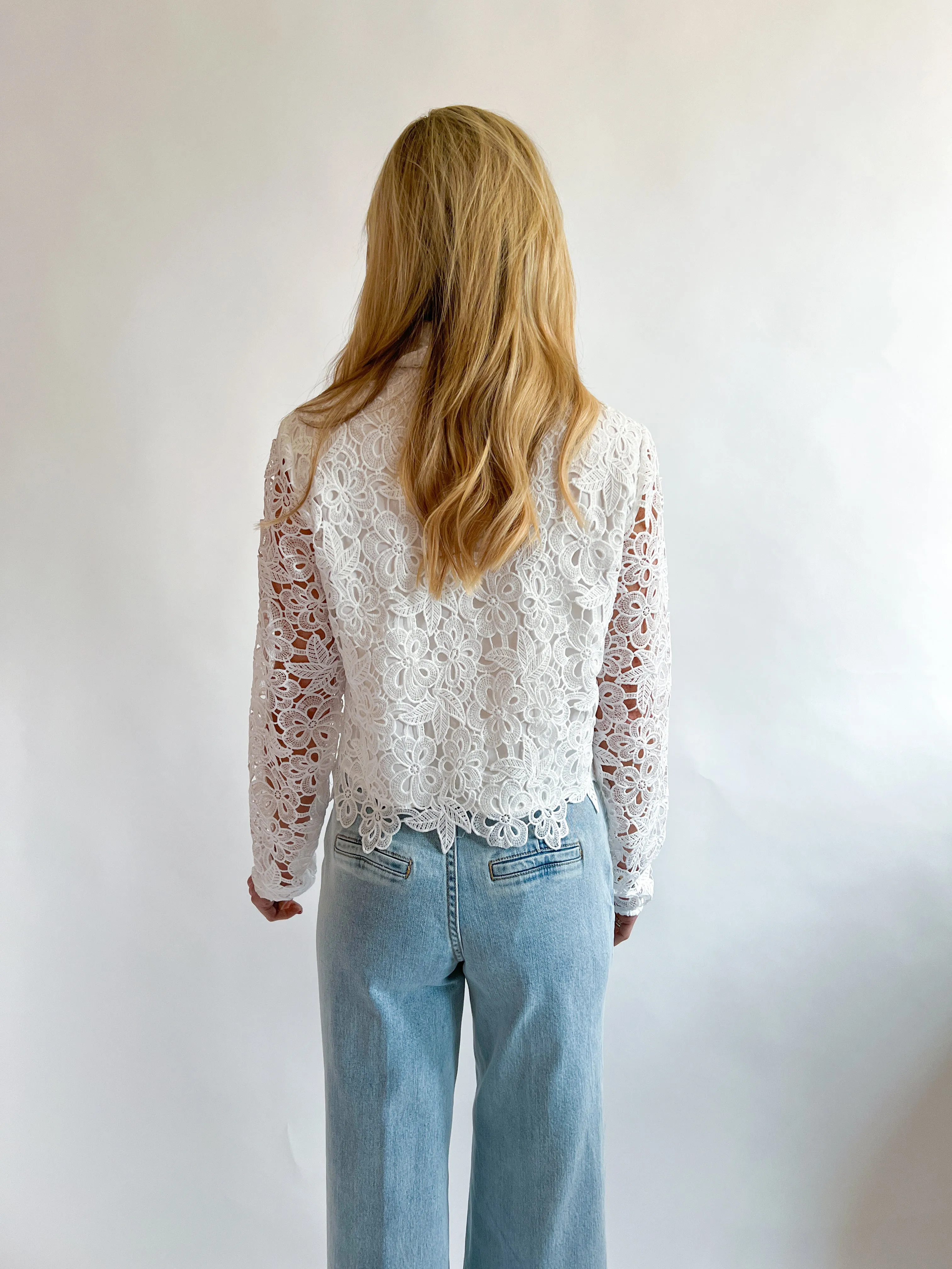 Lorelai Lace Crop Jacket