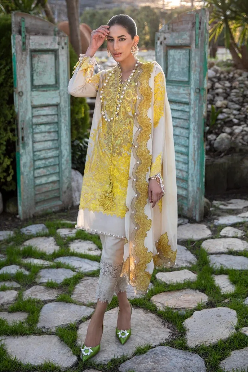 M221-015A-CI | Sana Safinaz Muzlin Spring Collection 2022 Vol 1  | Unstitched Printed Lawn Suits
