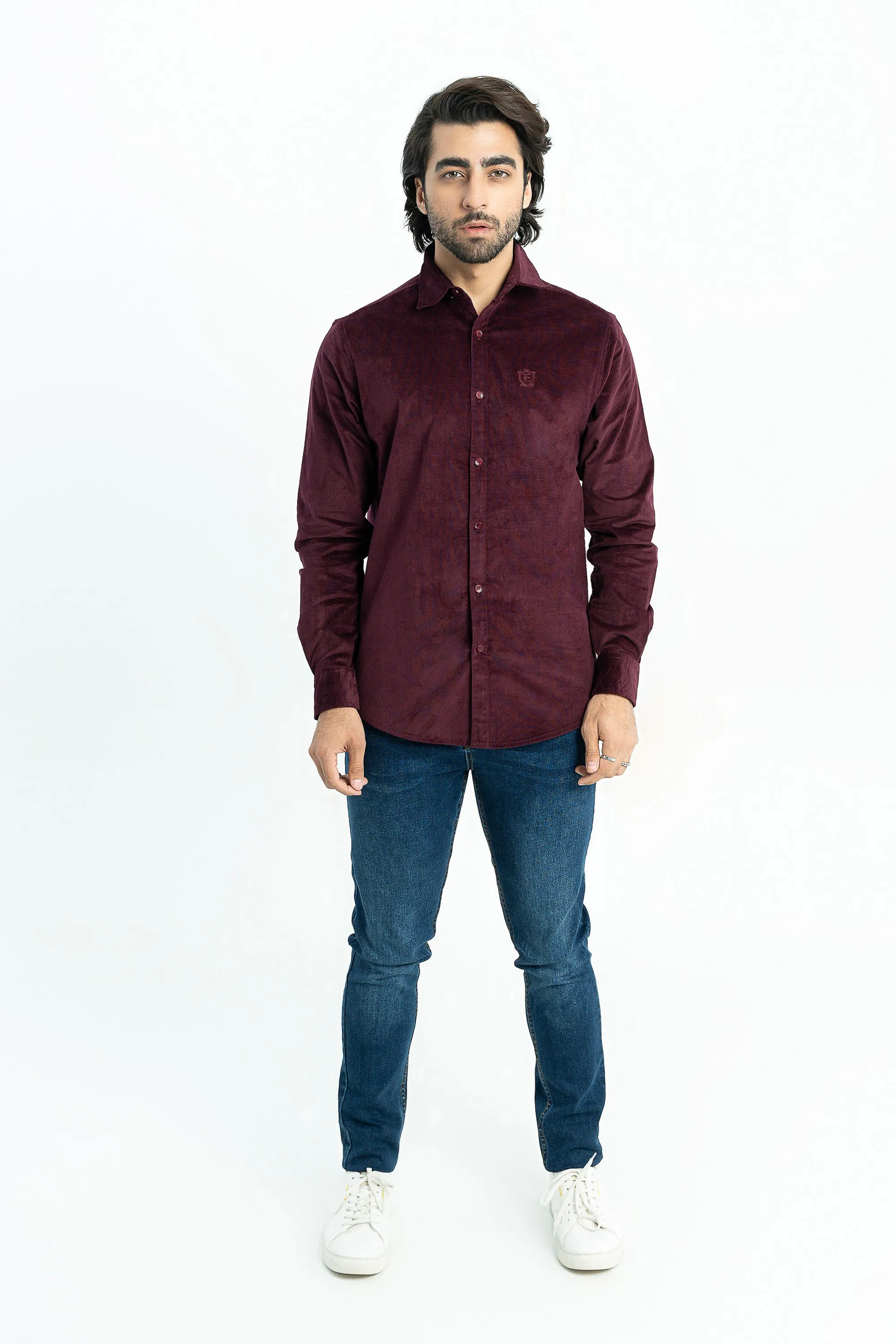 Maroon Casual Shirt