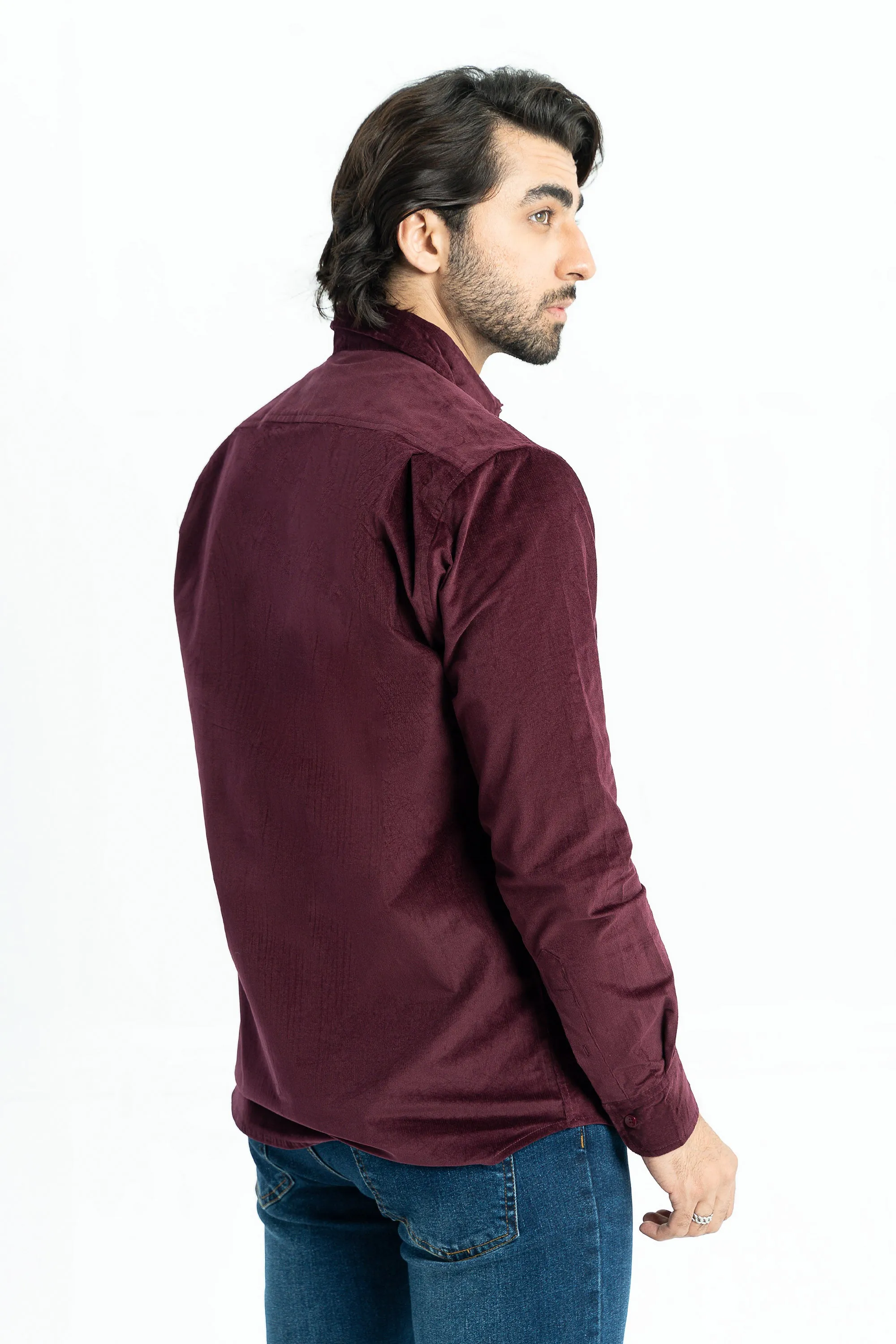 Maroon Casual Shirt