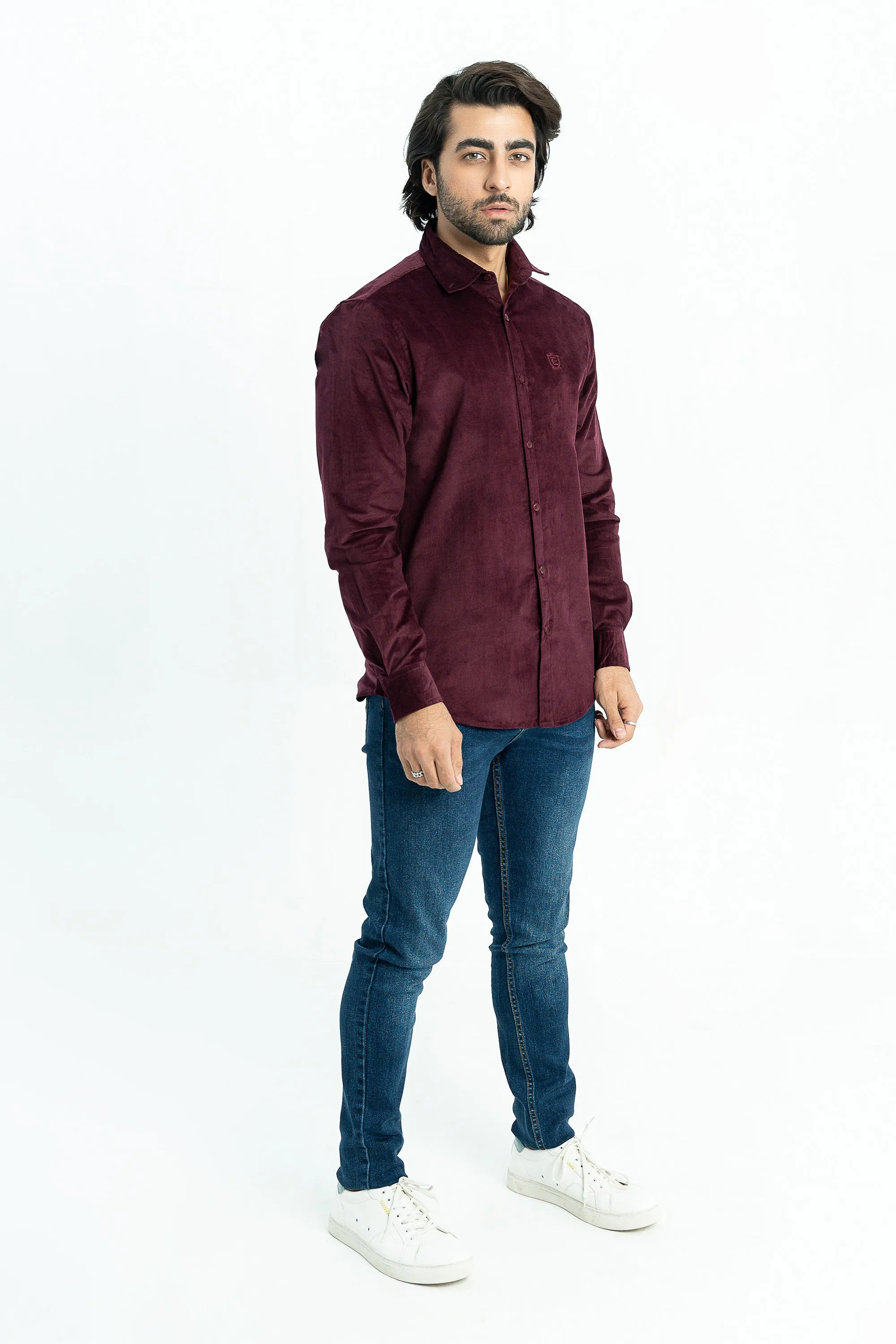 Maroon Casual Shirt