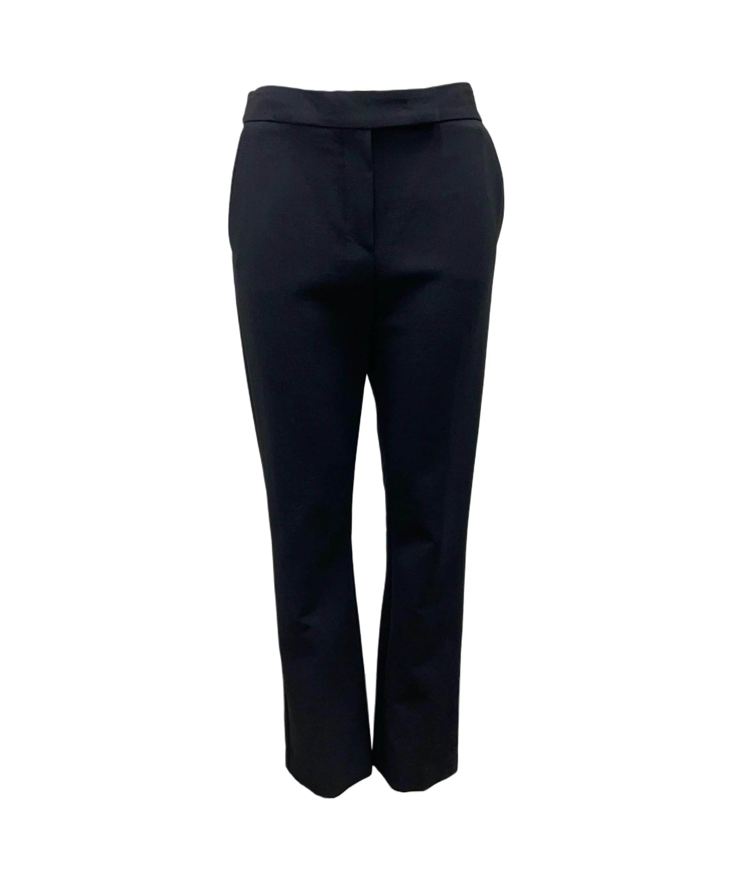 Max Mara Women's Black Fuoco Classic Wool Pants NWT