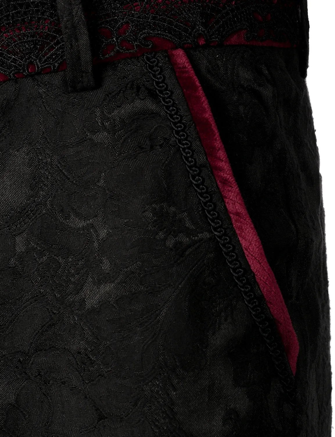 Men's Gothic Pants Cosplay Costume Trousers Steampunk Victorian Pants