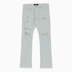 Men's Martin Stacked Fit Rip Repair Slim Denim Pant