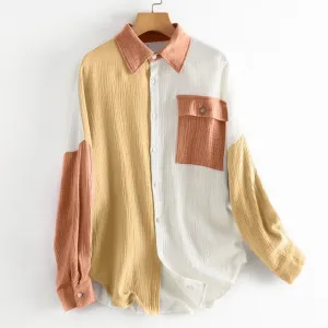 New Fashion Patchwork Shirt
