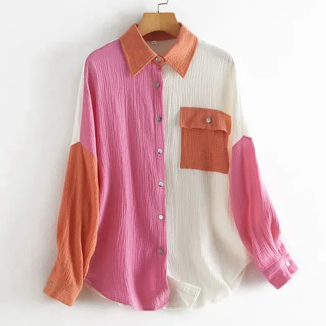 New Fashion Patchwork Shirt