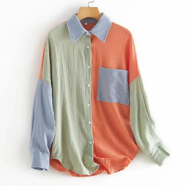 New Fashion Patchwork Shirt