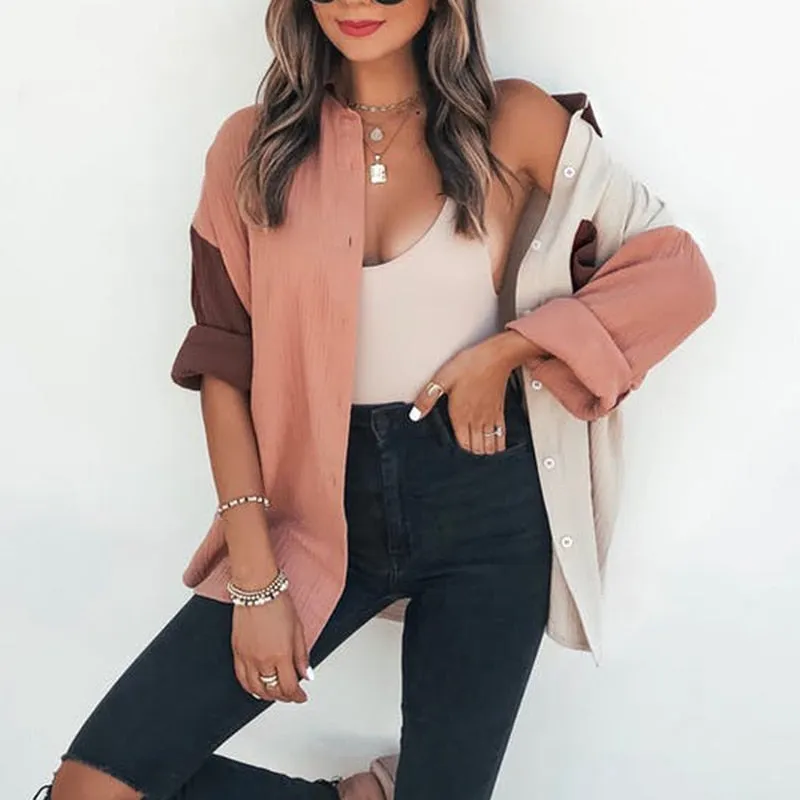 New Fashion Patchwork Shirt