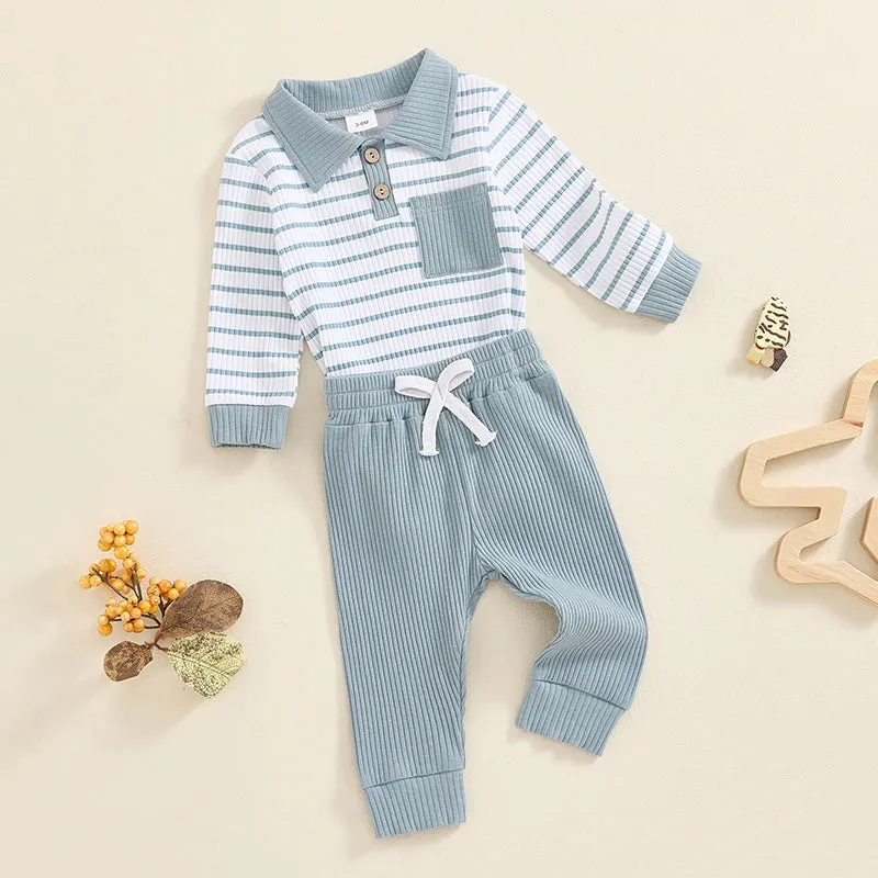 Newborn Baby Boy 2Pcs Romper