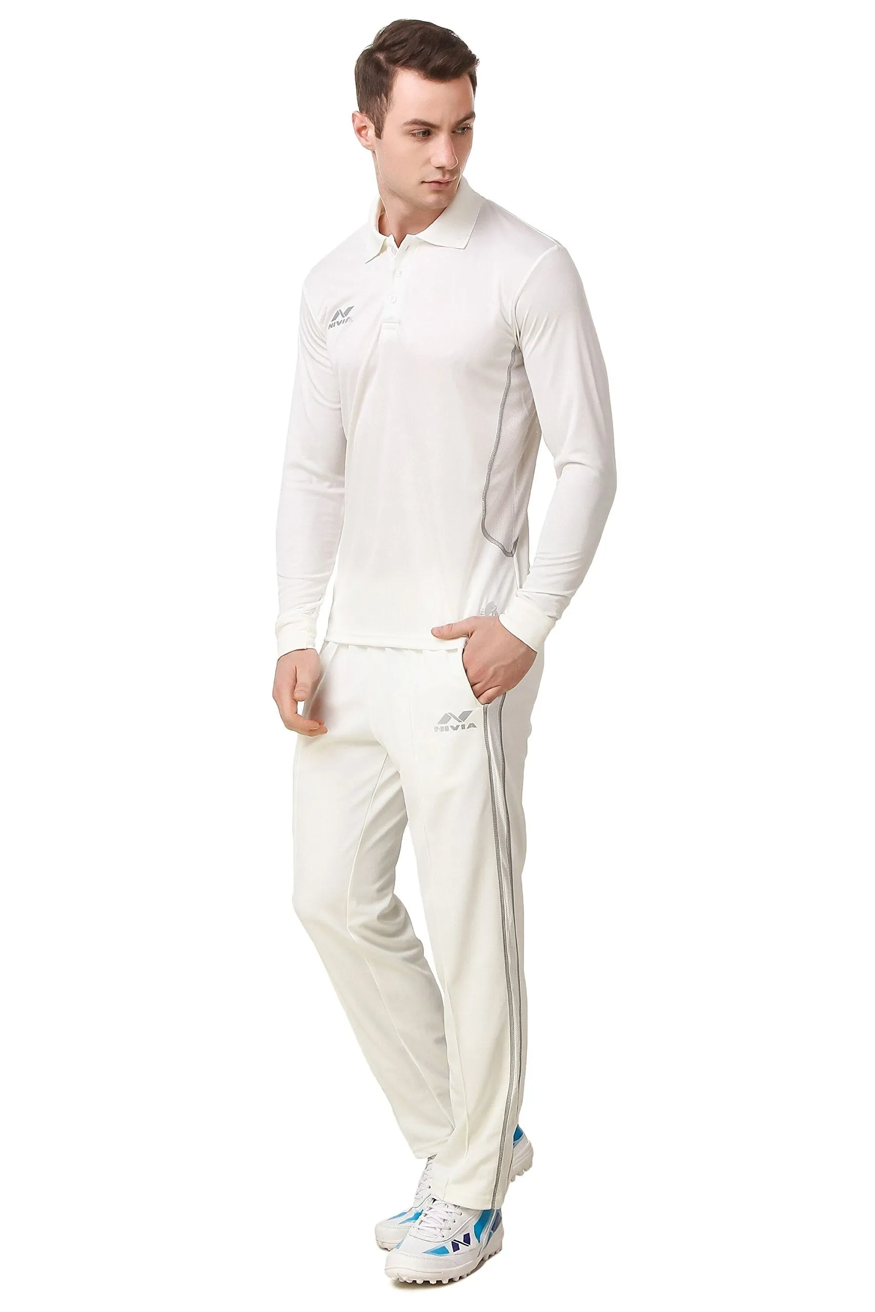 Nivia Lords Cricket Jersey Full Sleeves