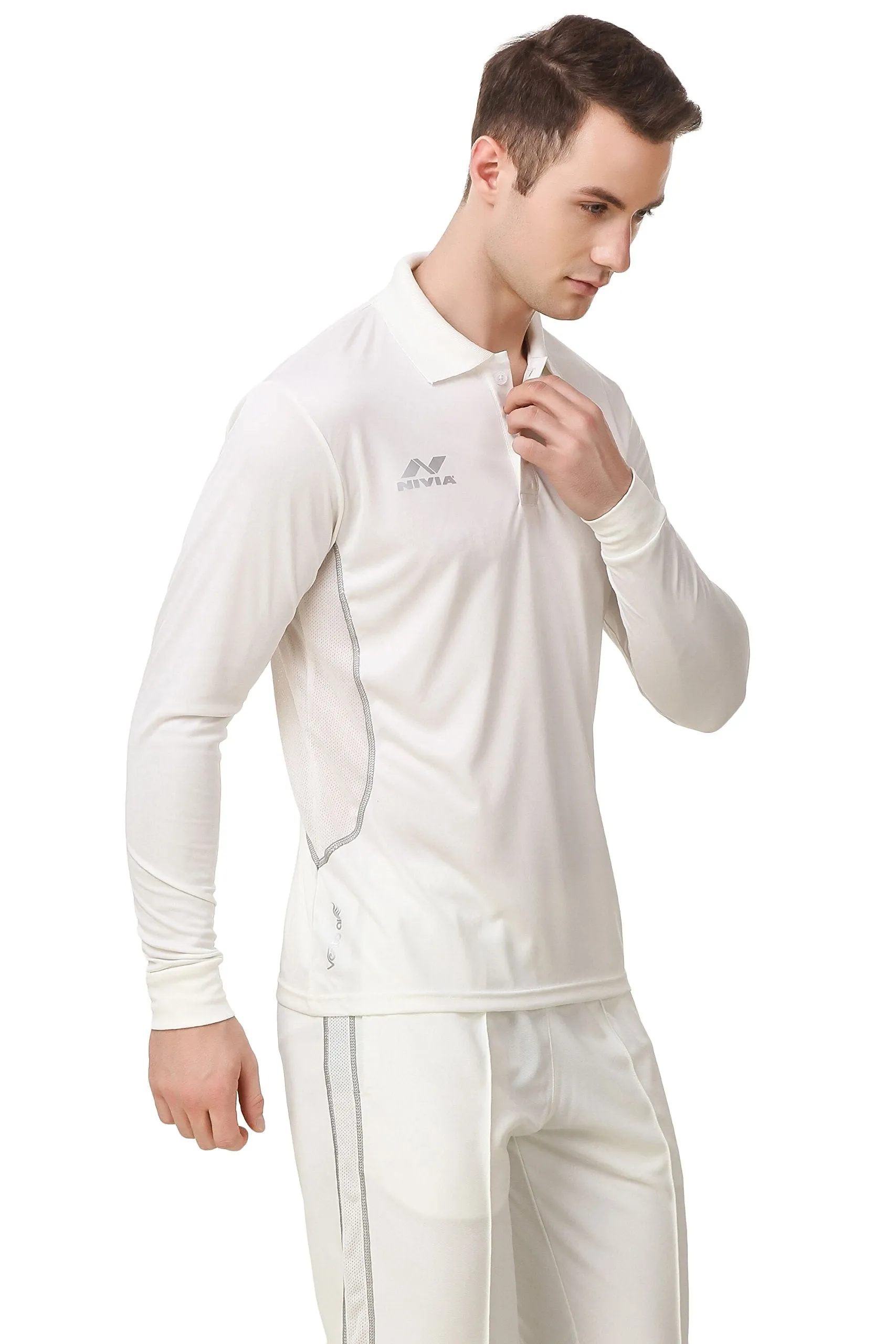 Nivia Lords Cricket Jersey Full Sleeves