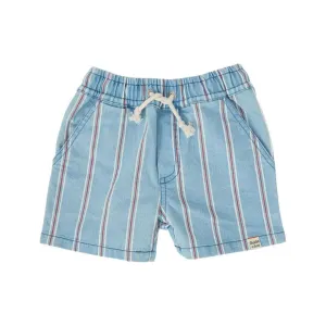 Noah Classic Stripe Denim Shorts