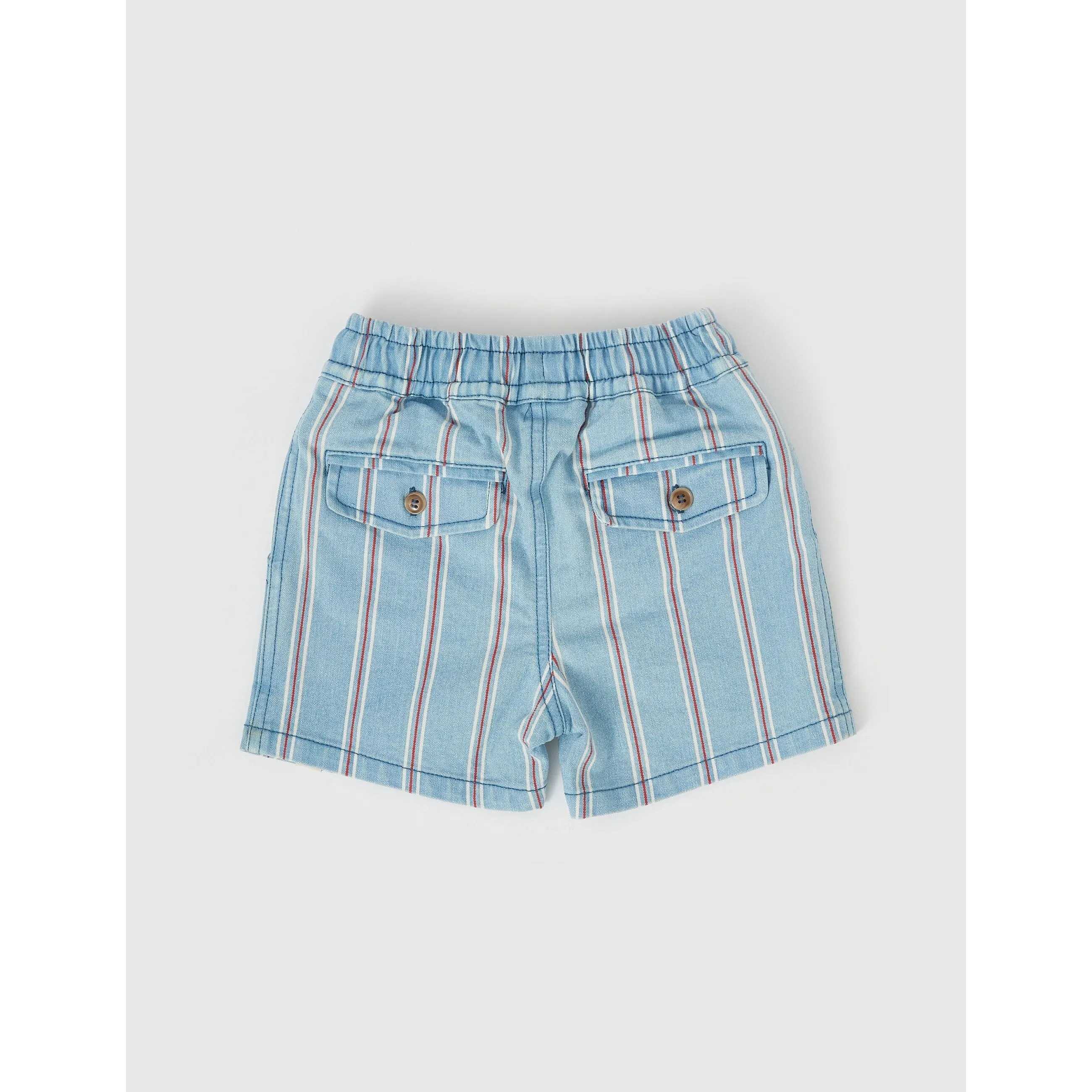 Noah Classic Stripe Denim Shorts