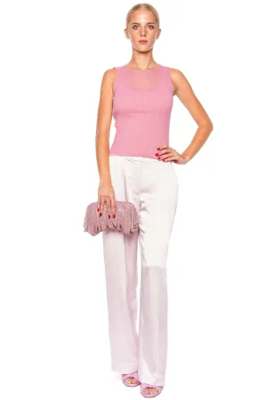 Oakley Candy Pink Pleated Tank