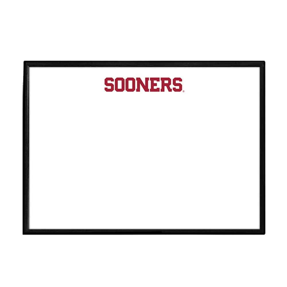 Oklahoma Sooners: Framed Dry Erase Board