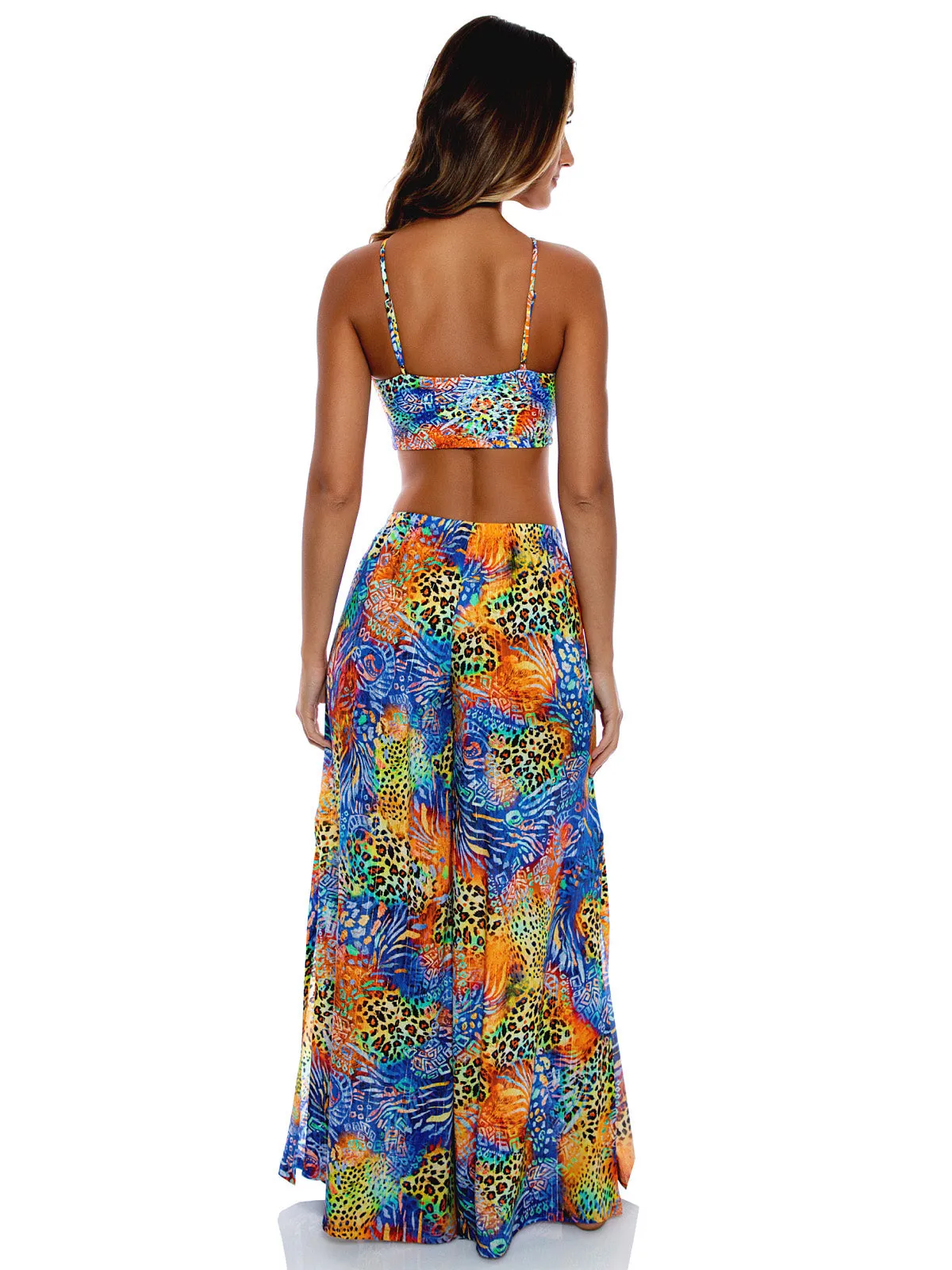 Open Sides Wide Leg Pant ::RET