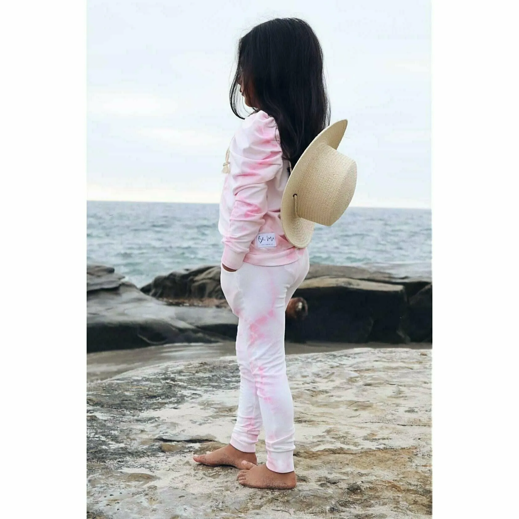 Organic Jolie Pants Marble Tie Dye