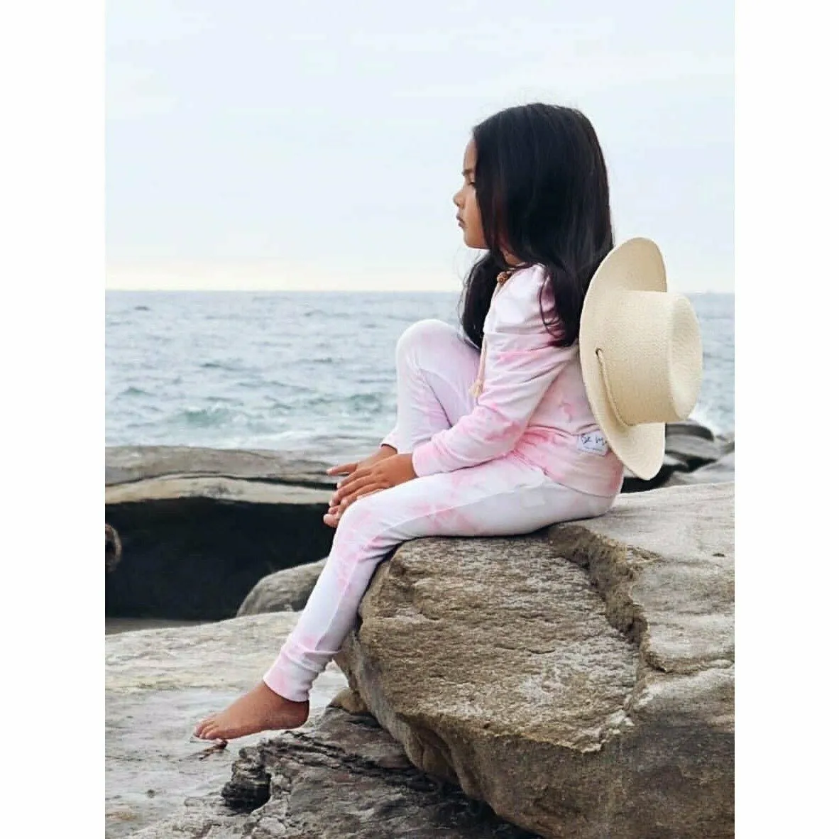 Organic Jolie Pants Marble Tie Dye