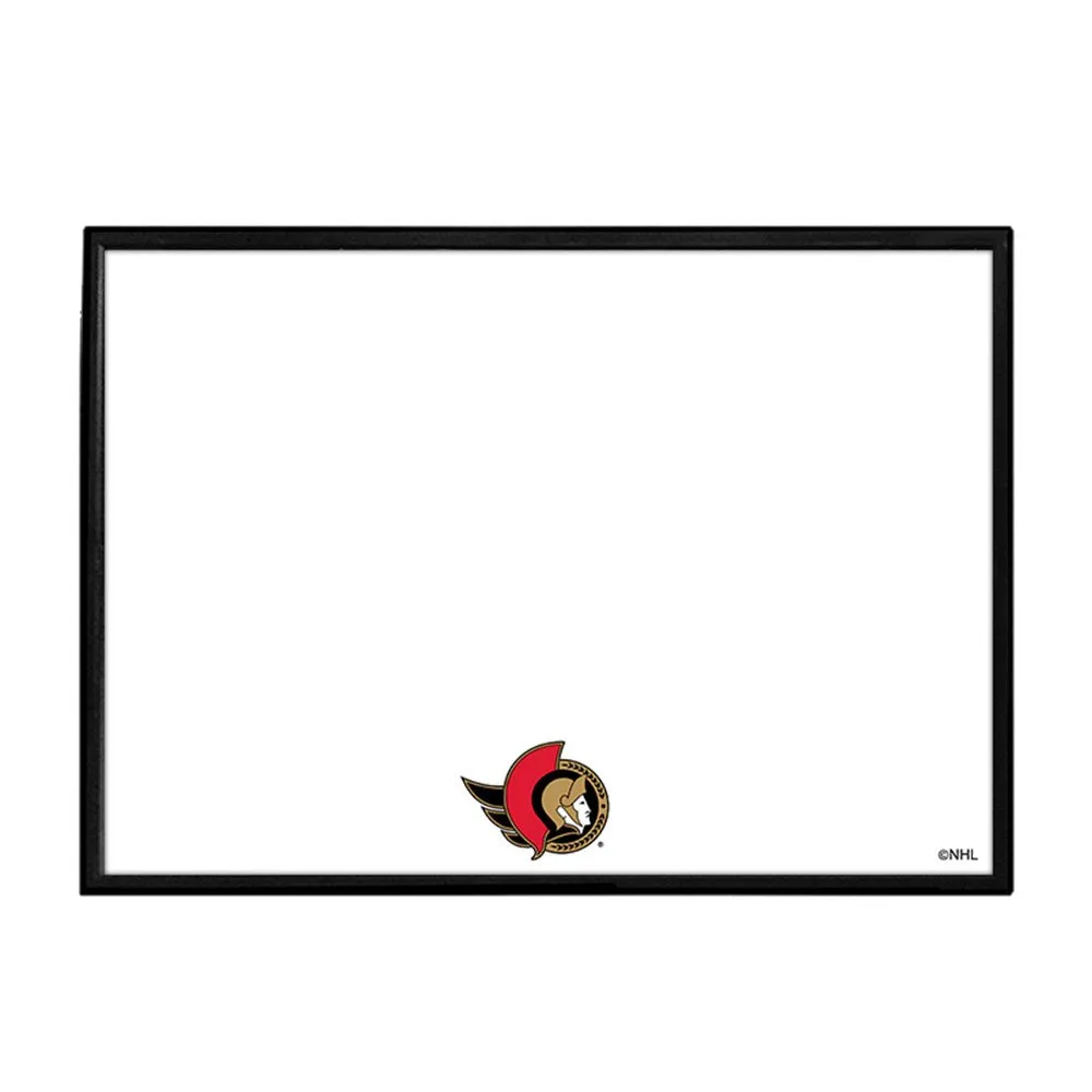 Ottawa Senators: Framed Dry Erase Board
