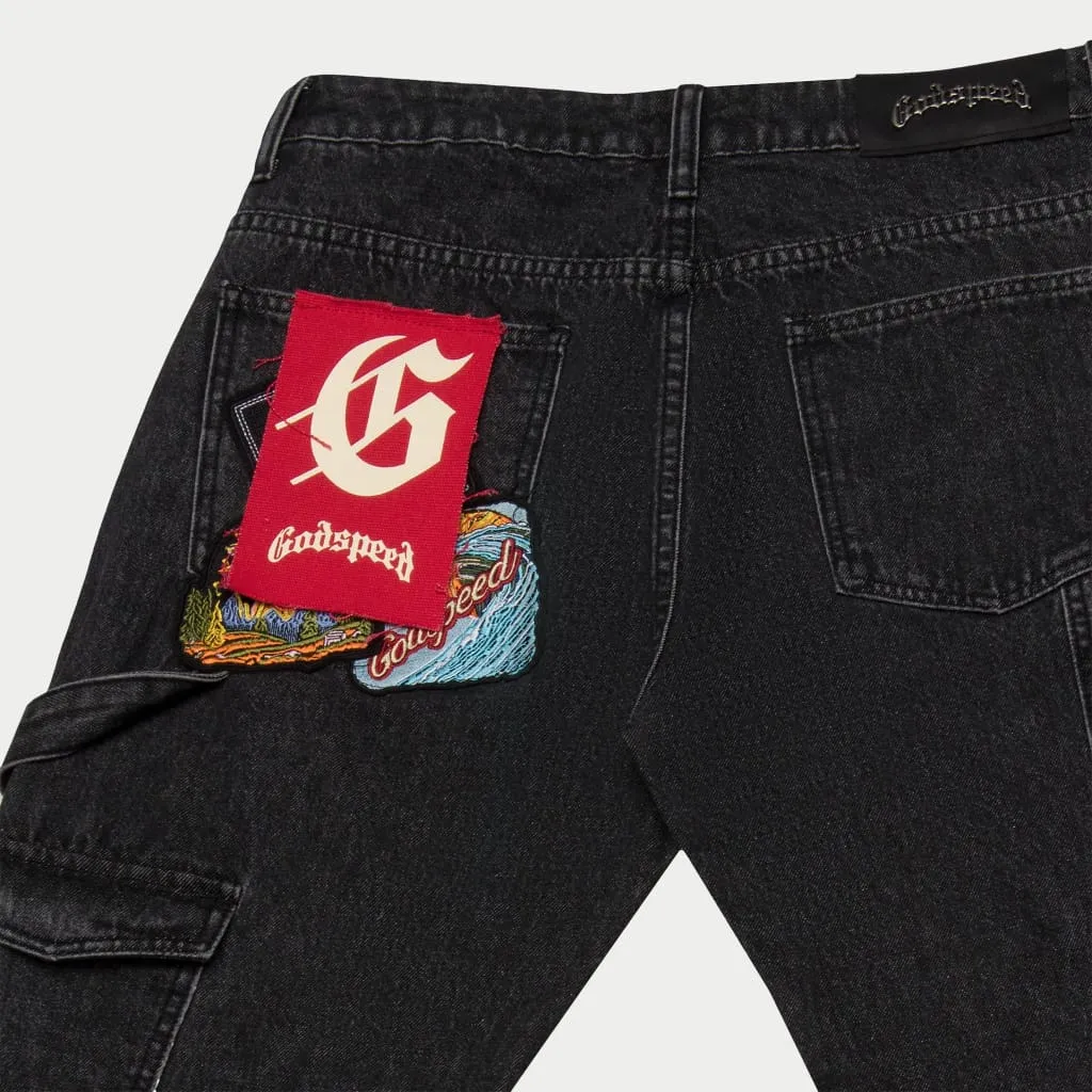 Patchwork Denim (Black)