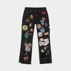 Patchwork Denim (Black)