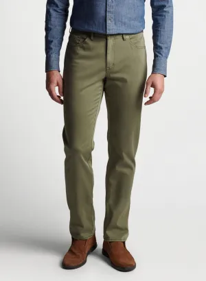 PETER MILLAR ULTIMATE SATEEN FIVE POCKET PANT - FATIGUE