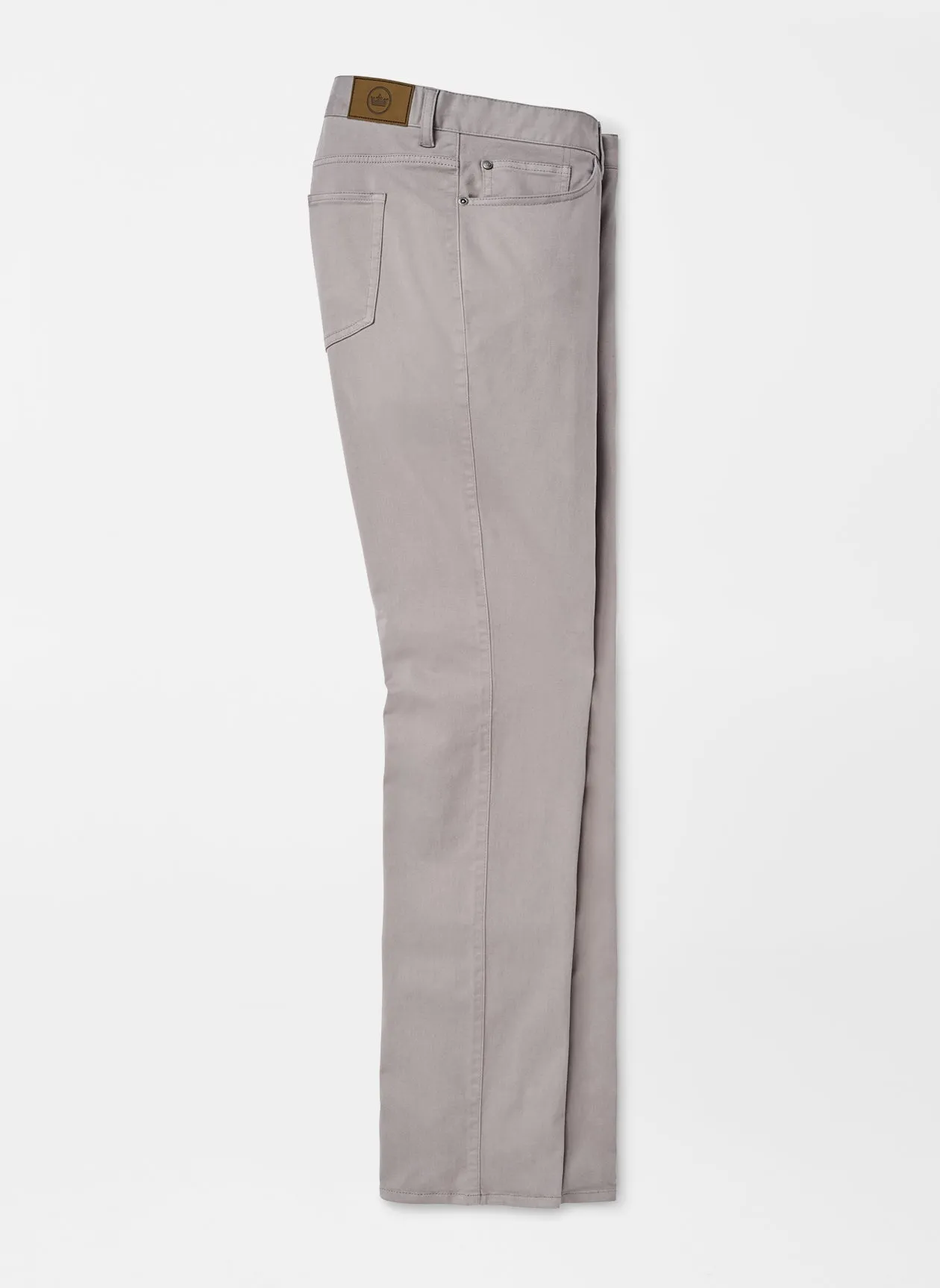 Peter Millar- Ultimate Sateen Five-Pocket Pant- Gale Grey